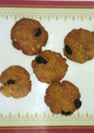 A picture of Home made khasta biscuits.