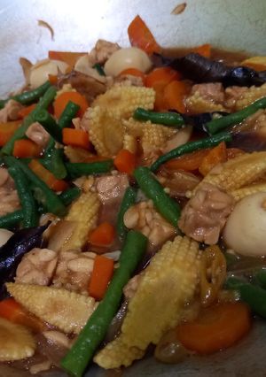 Foto resep 37. Oseng sayur telur puyuh