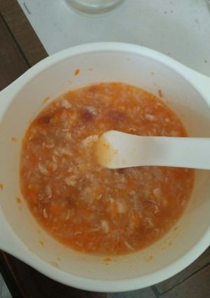 Foto resep Nasi Sop (ayam fillet, wortel, kacang merah) MPASI
