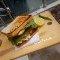 A picture of Chicken patty sandwich.
