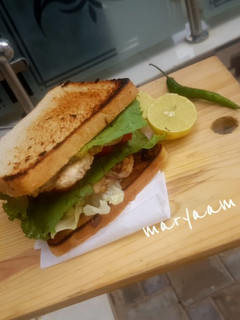 A picture of Chicken patty sandwich.