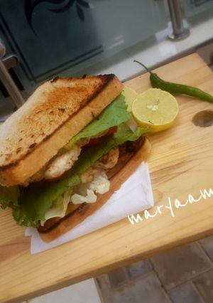 A picture of Chicken patty sandwich.