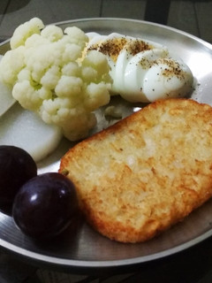 薯餅組合早餐(氣炸鍋) 的食譜成品照片