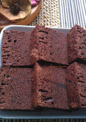 Foto resep Brownies Kukus simpel tanpa pengembang tanpa emulsifier