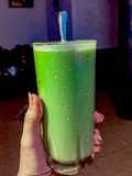 Sinh tố rau má sữa tươi