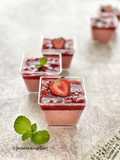 Strawberry Compote Pudding
