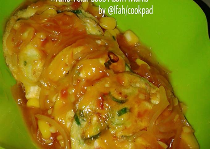 Resep Tahu Telur Panggang Saus Asam Manis oleh Dish by Ifah - Cookpad