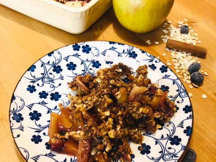 How To Make Really Healthy Apple Crumble which Delicious
