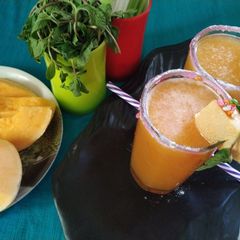 A picture of Muskmelon Agua Fresca.