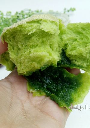 Foto resep Matcha Latte Custard Cup Bread