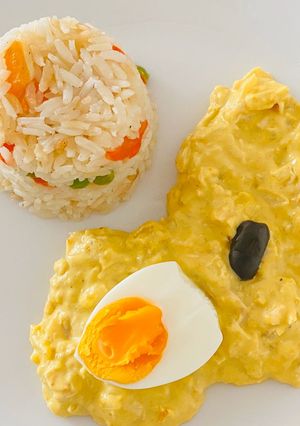 Una foto de Ají de gallina