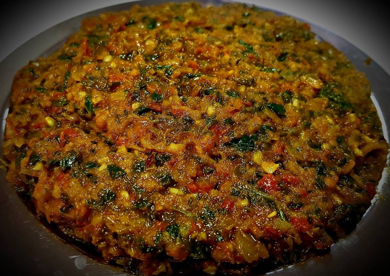 Spinach Tomato Gravy