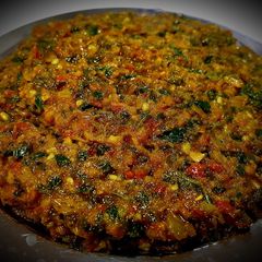 A picture of Spinach Tomato Gravy.