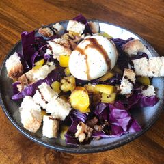 A picture of Red cabbage magic salad.