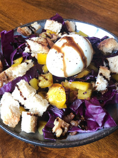 A picture of Red cabbage magic salad.