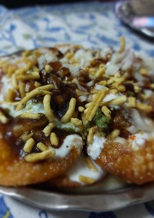 A picture of Papdi chat.