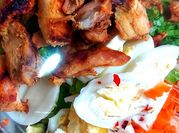 A picture of cabbage sweet corn salad