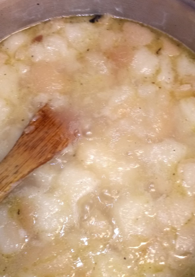 Una foto de Sopa de ajo a mi manera