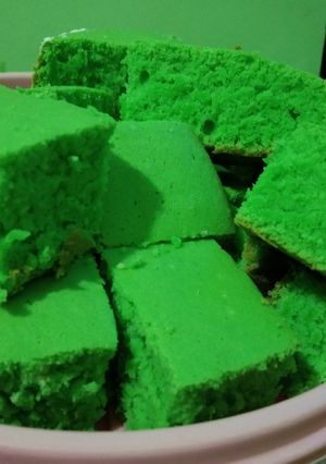 Foto resep Bolu (irit) Pandan Panggang 1 Telur