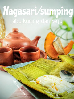 Foto resep Nagasari/sumping/pais waluh labu kuning dan keju
