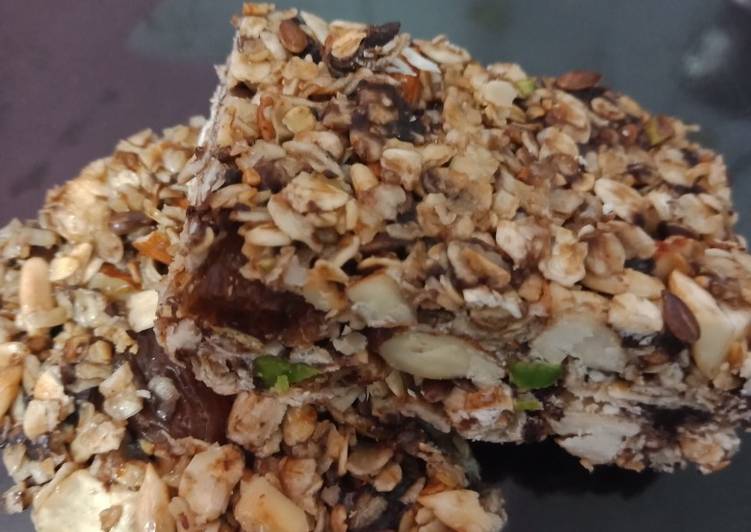 Easiest Way to Make Perfect Healthy granola bars