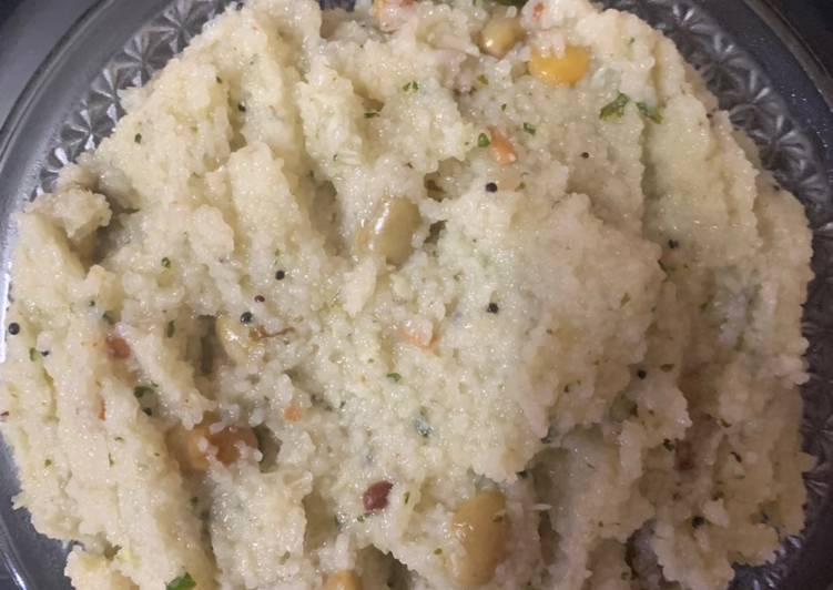 Recipe of Super Quick Homemade Hyacinth beans Rava Upma