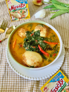 Foto resep Gulai telur daun singkong