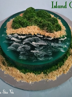 Foto resep Island Cake (Tanpa loyang bongkar pasang)