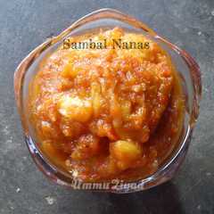 A picture of Sambal Nanas.