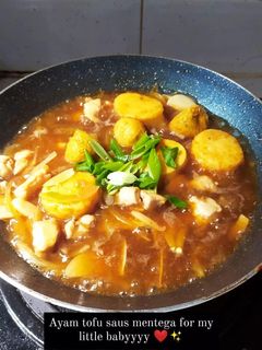 Foto resep Ayam tofu saus mentega - MPASI 1 tahun +