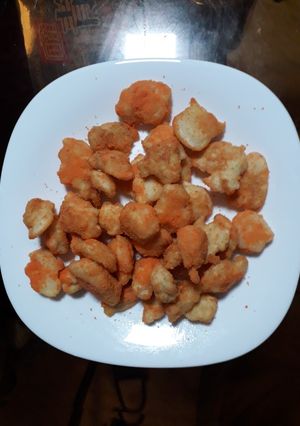 Hình của món Gà lắc phô mai.