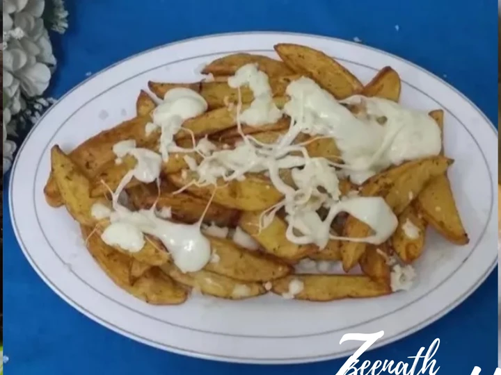 Recipe Cheesy Potato Wedges which Delicious