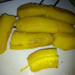 A picture of Chicken flavoured matoke #AuthorMarathon.