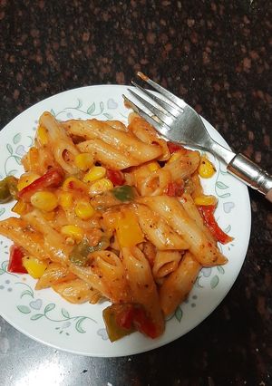 A picture of Veg pasta.