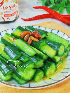 香辣涼拌小黃瓜 的食譜成品照片