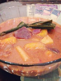Foto resep Kolak ubi pisang kolang kaling kuah kental