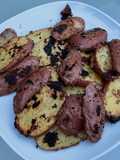 Pommes de terre grillées ail piment basilic