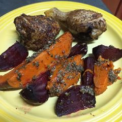 Root Vegetables with Garlic and Za'atar A picture of Root Vegetables with Garlic and Za'atar.