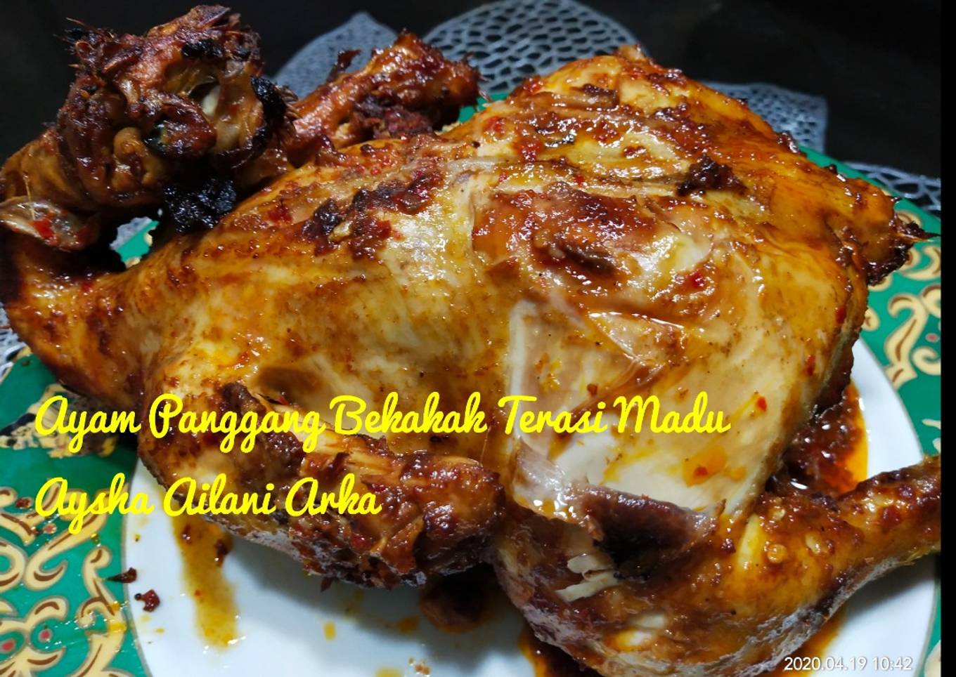 Ayam Panggang Bekakak Terasi Madu