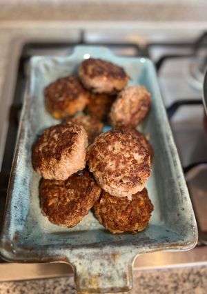 Una foto de Hamburguesas caseras aptas APLV