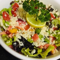 A picture of Couscous salad.