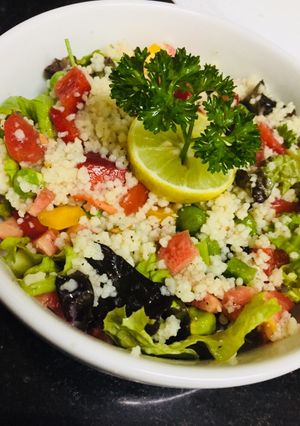 A picture of Couscous salad.