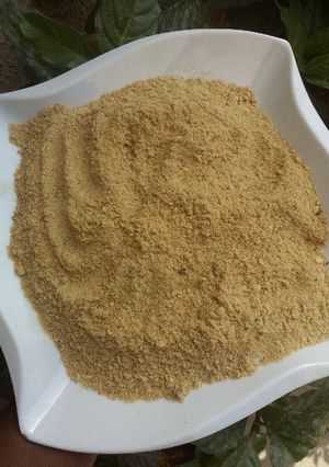 A picture of Home made bread crumbs.