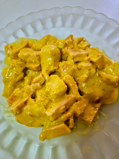 Una foto de Pollo al curry