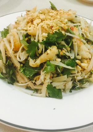 Hình của món Nộm mít tôm một nắng.