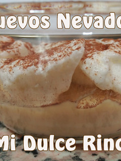 Una foto de Huevos nevados - receta tradicional