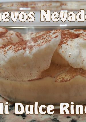 Una foto de Huevos nevados - receta tradicional
