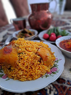 عکسی از دستور دمپخت با مرغ