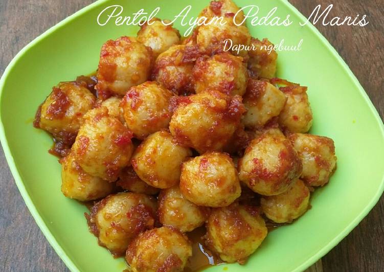 Pentol Ayam Pedas Manis