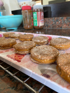 Una foto de Alfajores saludables🌱🥜